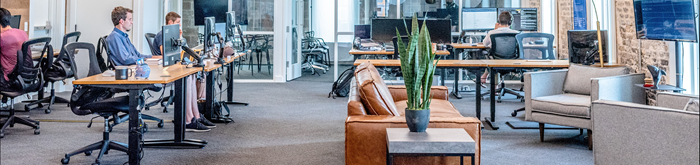 People in start up office